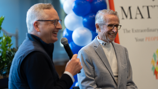 Barry Kirk and Bob Chapman