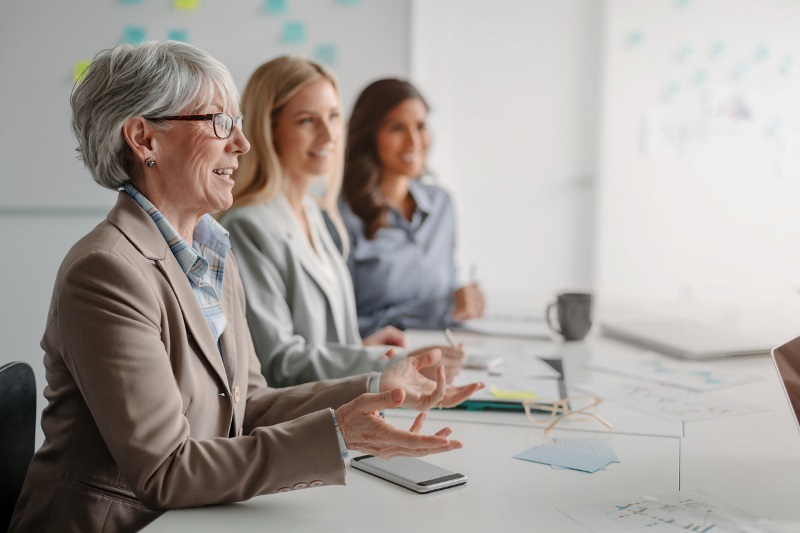 iStock-1400927481 Senior Leaders at a Table Succession Planning Template